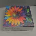 PICKFORU Sunflower Puzzles for Adults 1000 Pieces, Impossible Rainbow Flower Jigsaw Puzzles, Colorful Gradient Plant Puzzle 1000 Pieces as Wall Art Decor