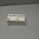 2 x HUIHUANG White Velvet Ribbon 3/8 inch x 25 Yards Single Face Velvet Ribbon for Gift Wrapping, Christmas Tree Ornaments, Wreath Decor, Invitations, Hair Bows, Flower Bouquet, Home Decor