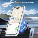 Compatible with iPhone 15 Case with Invisible Magnetic O-Ring Stand Military-Grade Phone Case for iPhone 15 6.1" [Compatible with Mag-Safe][Great Grip Feeling],Translucent