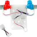 W11101906 W11210463 Washer Water Inlet Valve,Compatible with Whirl-pool Ama-na Cro-sley May-tag Ing-lis Ro-per Washing Machine - Replaces W10701461, W10869803, W10883458, W11038696, AP6329219