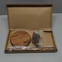 Dorhors Mug Holder Tree, Coffee Cup Holder with 6 Hooks, Wood Mug Rack for Counter, Coffee Bar Accessories and Orgnizer Station(Brown)