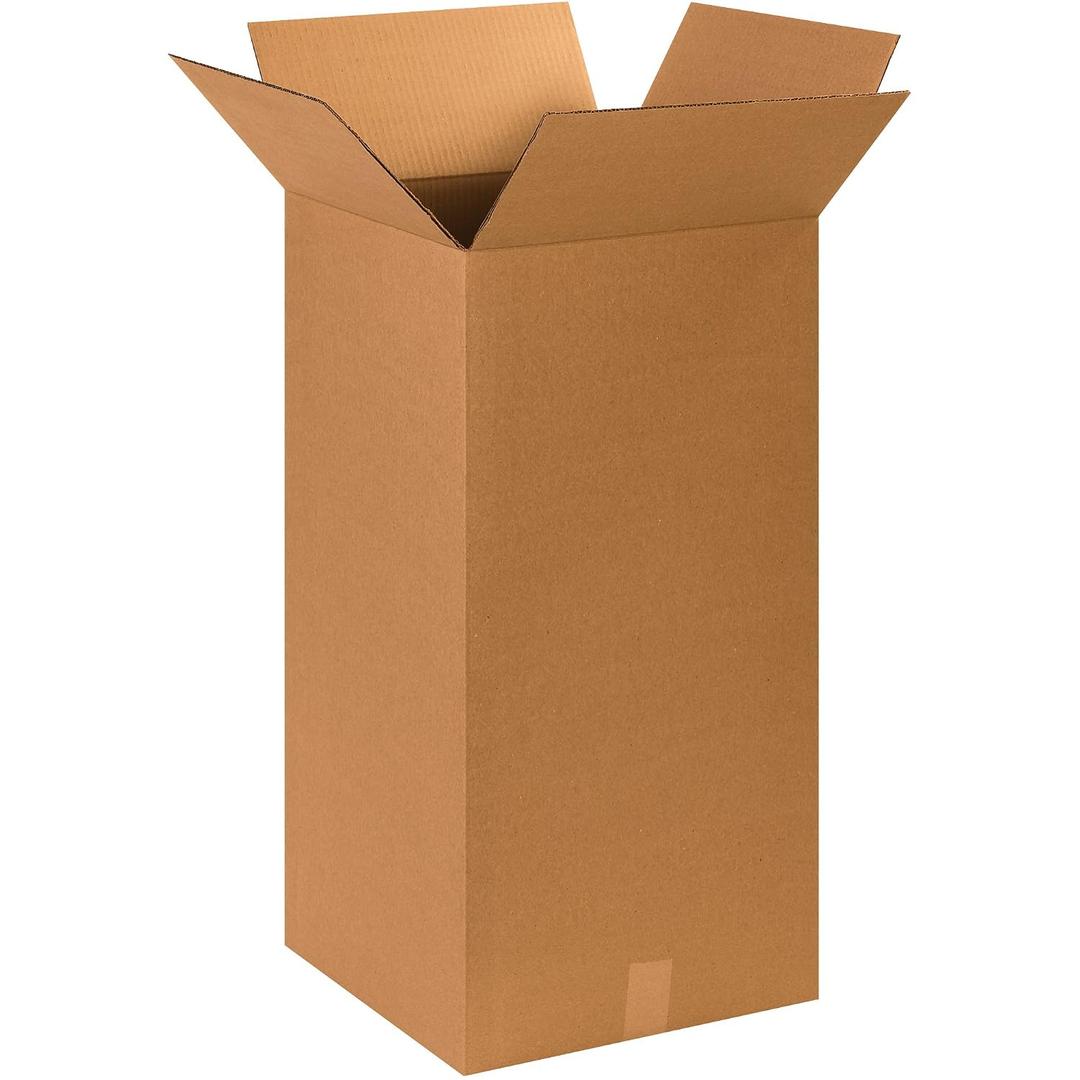 BOX USA Shipping Boxes Medium 14"L x 14"W x 30"H 20-Pack, Cardboard Box for Shipping, Moving, Mailing, Packing, Packaging and Storage