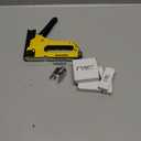 Upholstery Staple Gun Heavy Duty, YEAHOME 4-in-1 Stapler Gun with 4000 Staples, Manual Brad Nailer Power Adjustment Stapler Gun for Wood, Crafts, Carpentry, Decoration DIY