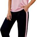 VIMPUNEC Women 2 Piece Outfits Summer Casual Lounge Sets Soft Sweatsuits Trendy Matching Sets, Large