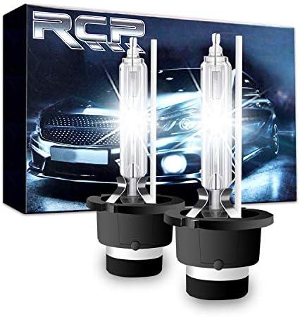 Amazon.com: RCP - D2S6 - (A Pair) D2S/ D2R 6000K Xenon HID Replacement Bulb Diamond White Metal Stents Base 12V Car Lamps Head Lights 35W : Automotive