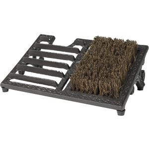 Boot Brush Scraper Outdoor, Heavy Duty Cast Iron Boot Scrubber and Shoe Cleaner with Stiff Bristles, Vintage Rustic Boot Scrapers with Brushes for Entryway, Porch, Garden, Garage