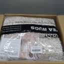 Soalmost Washable Area Rug 8x10, Large Soft Rugs for Living Room Vintage Area Rugs for Bedroom Dining Room Non-Slip Stain Resistant Brown Under Table Rug