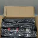 Adjustable Volleyball Rebounder Net 7x4 FT, Steel Frame & High-Tension PE Netting, Durable & Portable Volleyball Training Equipment Practice for Improving Volleying, Bumping, Spiking Skills (black)