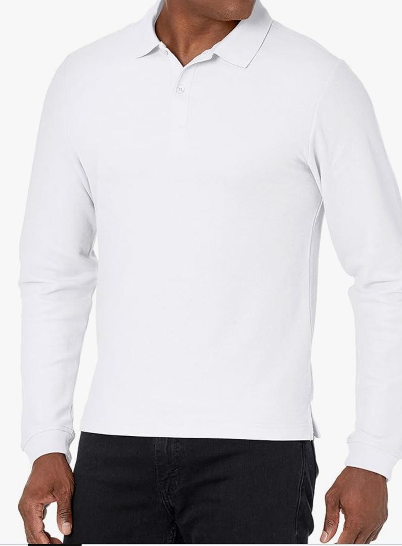 IZOD Uniform Young Men's Long Sleeve Pique Polo Size S