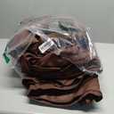 8 Packs 120 Inch Brown Round Tablecloth in Diameter, Washable Polyester Fabric Tablecloths, Wrinkle Resistant Table Cloth for Wedding Party Banquet Dining