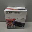 BLACK+DECKER 3-in-1 Waffle Iron, WM2000SD, Grill and Sandwich Press, Non-Stick Removable Plates, Space Saving Compact Design