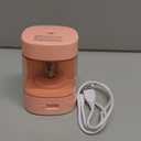 Deli Electric Pencil Sharpener, Automatic Pencil Sharpeners for No.2 Pencils Colored Pencils, USB & Battery Operated Pencil Sharpener for Kids, School, Home, Office, Classroom, Pink