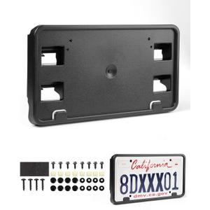 License Plate Frame for Ford F-150 2018 2019 2020,Front License Plate Bracket Holder Mount Replacement FO1068180 JL3Z17A385AA