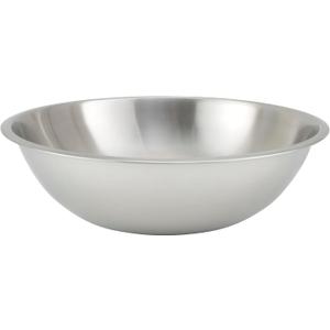 Winco Heavy-Duty Mixing Bowl, 16-Quart, Stainless Steel