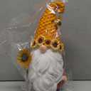 Garden Gnomes Outdoor - Sunflower Gnome Statue with Solar LED Lights for Yard, Patio, Lawn Ornaments - Best Garden Gifts for Mothers Day, Housewarming, Festival