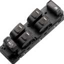 LCWRGS Master Power Window Switch Driver Side Compatible with 2004-2012 Chevrolet Colorado, 2004-2012 GMC Canyon, 2006-2010 Hummer H3, 2009-2010 Hummer H3T, Replaces 25779767