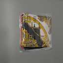 Senker Fashion 35" Head Scarf for Women, Pirate Costume Accessories Silk Red Bandana for Hair Wrapping and Sleeping (Black Wine Red)