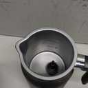 Milk Frother and Steamer 4 in 1, Milk Steamer with Auto Temperature Control, Warm & Cold Foam Maker, Hot Chocolate Maker, Frother for Coffee, Latte, Cappuccino, Black