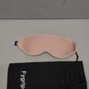 3D Cooling Eye Mask Sleep Mask for Men & Women, 100% Pressure-Free & Light Block-Out Eye Mask for Sleep with Easy Adjustable Strap, Night Eye Cover for Travel, Pink