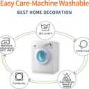 Pink and Navy Throw Pillow Velvet Pillowcase Home Set Comfortable Square Bed Decoration Outdoor Sofa Living Room Office Cushion Cover 18 "x18 Inch (Color-2)