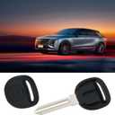 2pcs Car Key Blank Right Slot B111-PT Compatible with GMC Compatible with Chevrolet