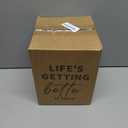 LE TAUCI Utensil Holder for Kitchen Counter, 7.3"+5.4" Fluted Ceramic Utensil Crock Organizer for Countertop, Heavy Large Holder for Spatulas, Spoons, Set of 2, Blue Marble