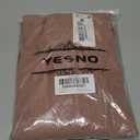 YESNO Corduroy Overalls for Women Casual Scoop Neck Harem Jumpsuits Adjustable Straps Tapered Rompers with Pockets PCS (S, Pink)