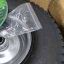 2 PCS 15x6.00-6 Lawn Mower Tires and Wheel, Tire Assembly Replacement for Riding Lawn Mower Front Tires, 3/4" Bearing, 3" Centered Hub, 4 Ply Pneumatic