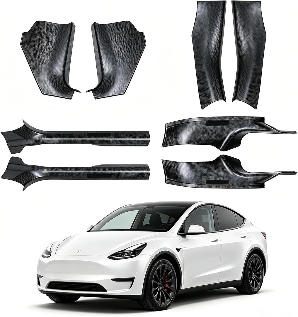 8PCS Door Sill Protector for Tesla Model Y Juniper Accessories