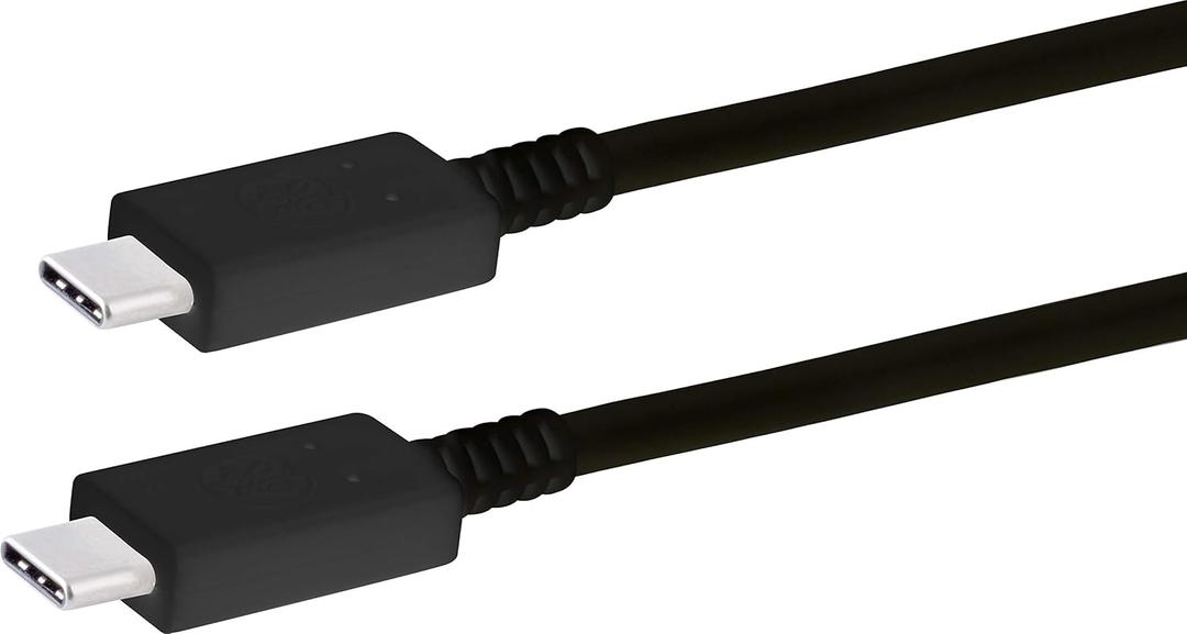 GE USB C to USB C Cable, 6.5 Ft 60W Laptop Charger Type C Fast Charging Cable for iPhone 16 Series, 15 Series, iPad Pro, MacBook Charger Cord, Laptop Power Cord, USB C Cable Fast Charging, 33778