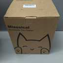 Automatic Cat Feeder for 2 Cats,6 Meals/Day,12 Portions/Meal,Dual Power Double Bowls,Dry Pet Food Autofeeder,10S Voice Record,Flexible Programmable Schedule Timer(White,Stainless Dual Bowls)