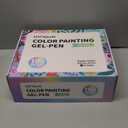 168 PCS Gel Pens for Adult Coloring Books, 162 Colors Gel Colored Pens Set with Travel Case, Perfect Gel Pens for Adult Drawing Doodling Journaling, Art Supplies and DIY Crafts