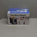 Hamilton Beach 2 Slice Extra Wide Slot Toaster with Bagel & Defrost Settings, Shade Selector with 7 Browning Levels, Toast Boost, Auto Shutoff, Black & Stainless Steel (22633)