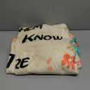 Friend Blanket, Soft Fuzzy Warm Lightweight Flannel Throw Blanket with Floral Frame, Ideal for Couch, Bed, Decor, Travel & Outdoor Use, for Adults Women 6050 in