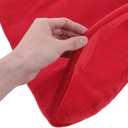 Amosfun Santa Claus Hat Christmas Tree Topper with Nose Gloves Creative Santa Hat Tree Top Decoration of The Hugger for Christmas Holiday Party Supplies 4Pcs Red