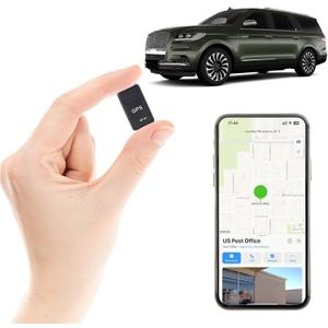Mini GPS Tracker for Vehicles No Monthly Fee - Real-time Wireless Hidden GPS Trackers Device for Car with Smart Phone app