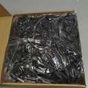 Stemless Rose Artificial Flower Heads, 200Pcs Black 1.97in Foam Roses for DIY Craft Wedding & Baby Shower Decoration