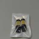 PHINLION Super Bright White Amber Dual Color Switchback 7443 7443na 7444 7444na LED Bulbs with Projector for Car Front Turn Signal Parking Lights