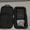 Aulumu G03 Transparently Magnetic Wallet Card Holder | Magnetic Wallet Compatible with MagSafe | Multi Function - Mobile Phone Stand/Grip | Bottle Opener | RFID Shielding Card - Translucent Grey