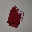 Avidlove Women Lingerie Lace Babydoll Strap Chemise Halter Teddy V Neck Sleepwear (Medium, 0-wine Red)