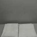 White Floral Sheer Curtains 2 Panels Set, Elegant Leaf Embroidered Light Filtering Semi Sheer, 100 Inch Long Rod Pocket Patterned Window Drapes for Living Room/Bedroom