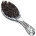 Torino Pro Wave Brushes By Brush King #520 - Medium Curve Wave Brush - Grey - Made with 100% Boar Bristles - True Texture Medium - All Purpose 360 Waves Brush for Men