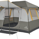 Naturehike Cape 4 Person Camping Tent, 60S Easy Setup Instant Tent Pop up Tent, Waterproof Large Tall 4 Person Tents for Camping, Car Camping