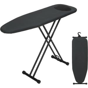 Ironing Board 48x15, Black Wide Full Size Iron Table
