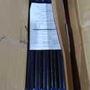 ToBeGreat 10 Pair Side Mount Drawer Slides 22 Inch 100 LB Load Capacity, Full Extension Ball Bearing Metal Replacement Rails Dresser Runners Cabinet Trash Can Slider Kitchen Glides (Black,558.8mm)