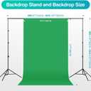 EMART Photography Lighting Kit with 8.5x10Ft Backdrop Stand,6x9FT Backdrops