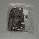 Wudygirl Leopard Makeup Bag Cosmetic Bag for Women and Girls Large Capacity Toiletry Bag Makeup Pouch Canvas Aesthetic Travel Makeup Bag Zipper Pouch (Leopard Print)