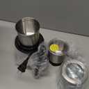 Secura Electric Coffee Grinder and Spice Grinder with 2 Stainless Steel Blades Removable Bowls