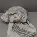 jinchan Striped Linen Blend Curtains 84 Inches Long for Living Room Sage Green Stripe Rod Pocket Semi Sheer Light Filtering Drapes for Bedroom Farmhouse Curtain Set 2 Panels (50"W x 84"L (Pack of 2))