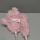 2ft Pink Artificial Christmas Tree,Mini Tabletop Xmas Pine Tree with 80 Branch Tips and Plastic Stand for Indoor and Outdoor Decoration